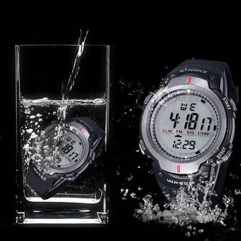 Men Waterproof Electronic LED Digital Wrist Watch