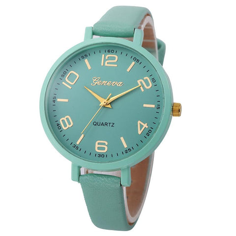 Leather Casual quartz-watch for Women