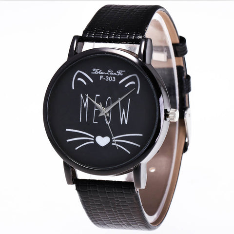 Cute Cat Pattern Watches for Women