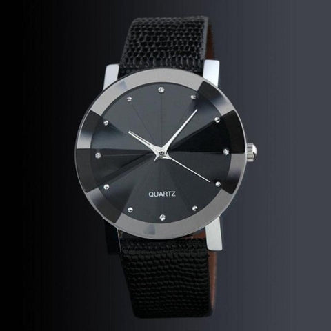 Quartz  Leather Wrist Watch for Men