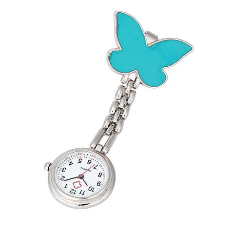 Hanging butterfly Pendant Pocket Watch