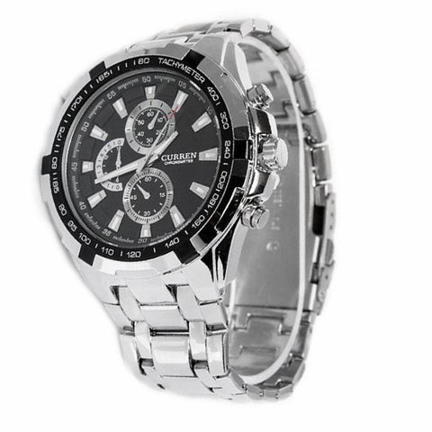 CURREN Waterproof Men's Round Dial Wrist Watch