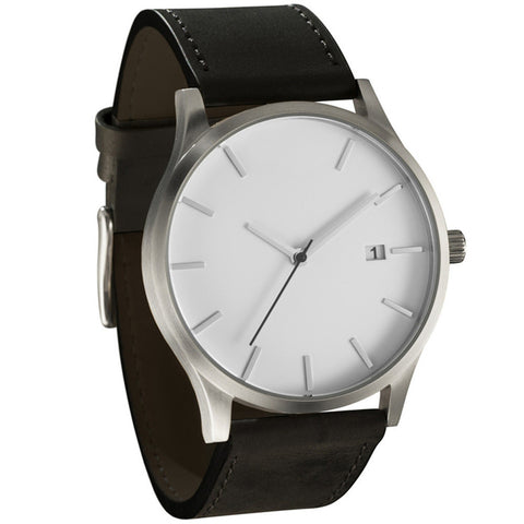 Minimalist Connotation Leather Men  Wristwatch