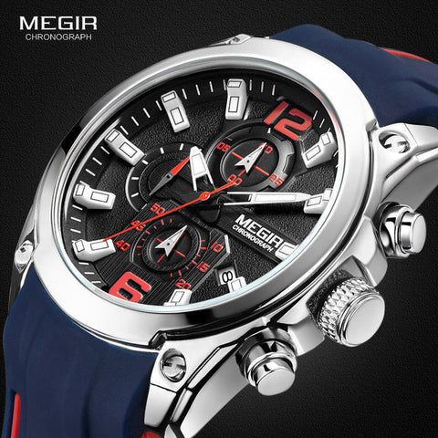 Quartz Sport Business Chronograph Wrist Watch