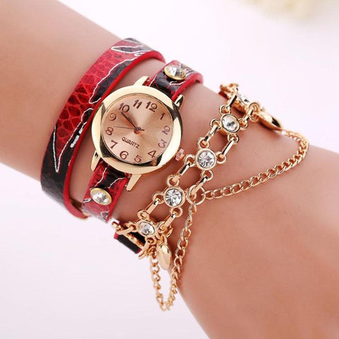 Luxury Woman Bracelet  Quartz Wristwatch