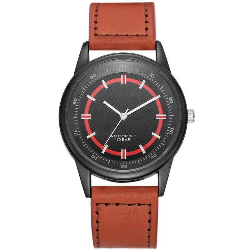 GAIETY Men Watch Leather Analog Quartz Watches