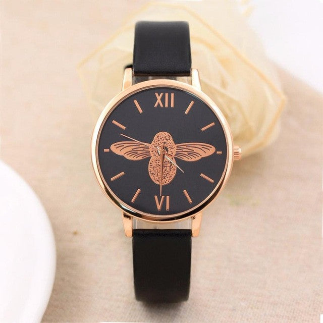 Quartz Round Dial Women Watches